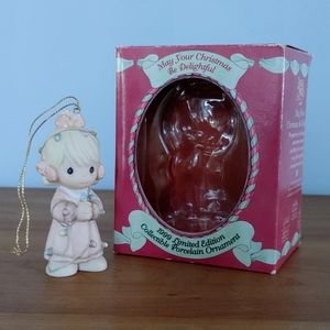 Precious Moments ornament 1999, # 587931 May Your Christmas Be Delightful
